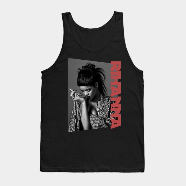 rihanna minx - monochrome style Tank Top by BUBBLEMOON